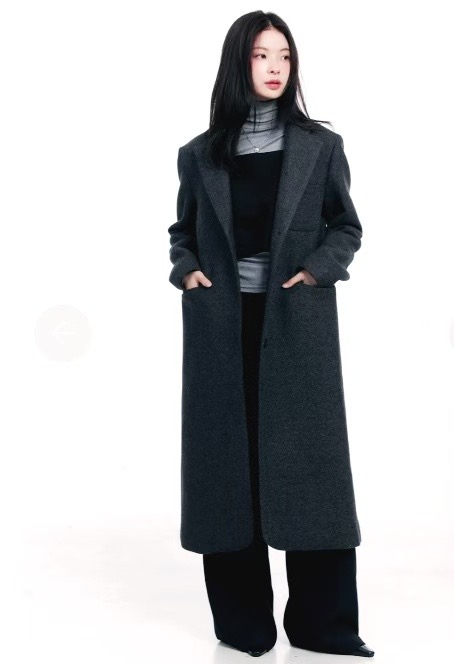 BUTTON 12韓國代購女裝新款真品推薦26春夏熱賣中長款大衣BUTTON 12中長款大衣圖色3