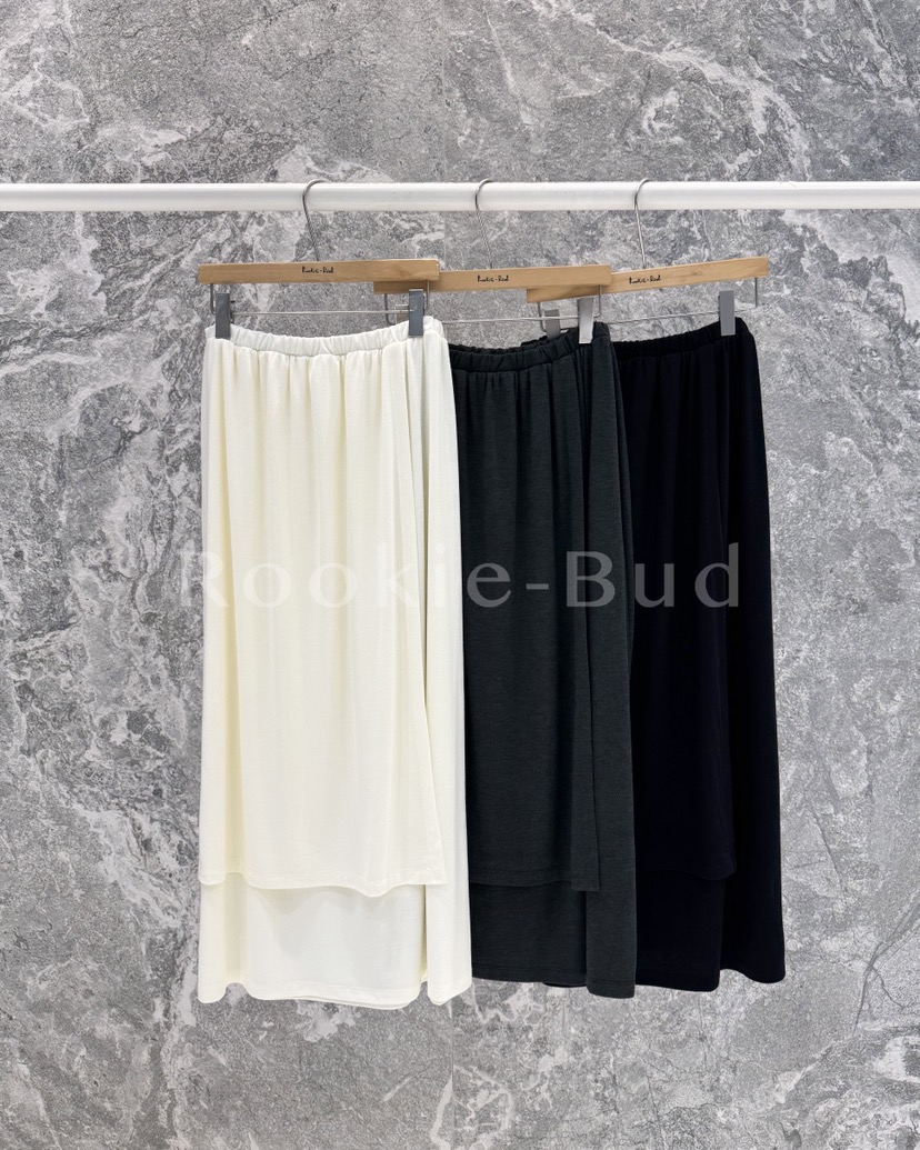 ROOKIE BUD東大門直郵女士新款休閑26春夏推薦時尚熱賣長裙ROOKIE BUD-P長裙圖色3左三色