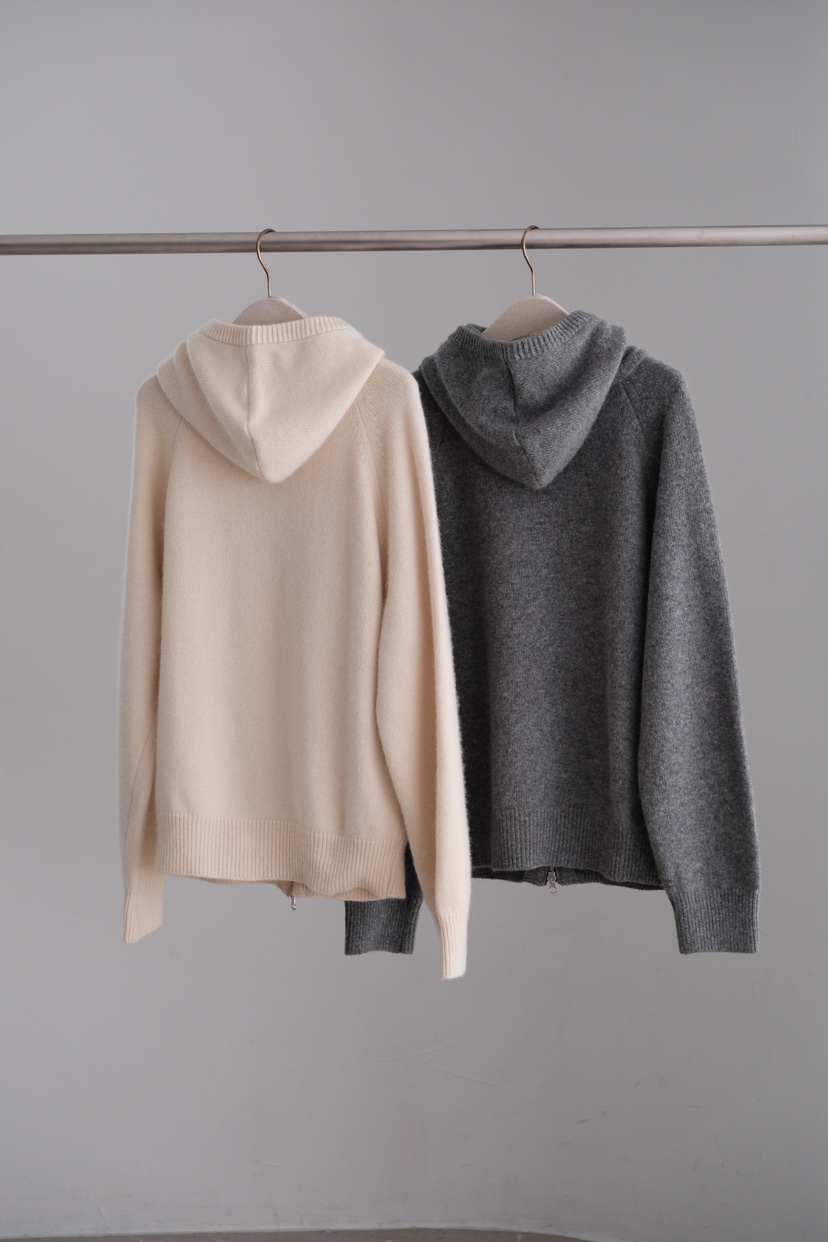 SORBET/FLAT WHITE東大門實拍女士新品真品針織衫連帽針織衫SORBET/FLAT WHITE針織衫