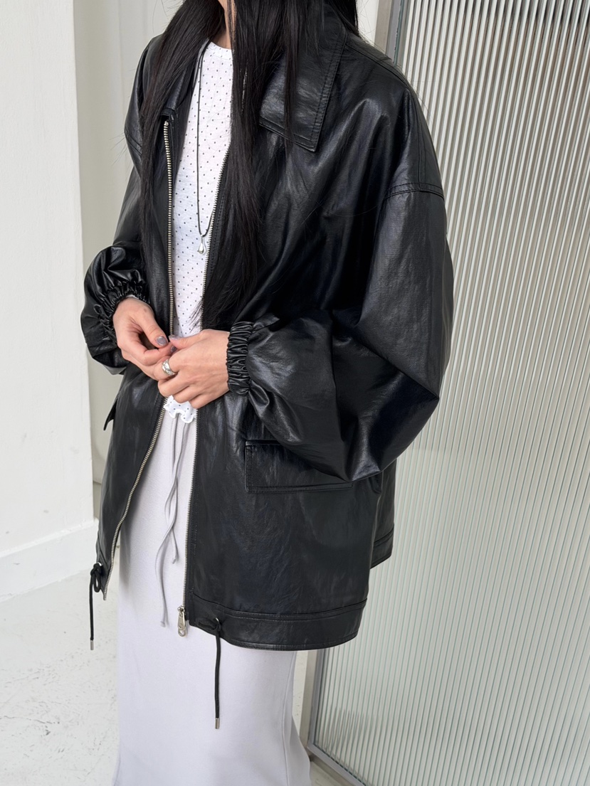 TAUPE韓國代購女裝新款時尚熱賣真品休閑26春夏人氣夾克皮革TAUPE夾克