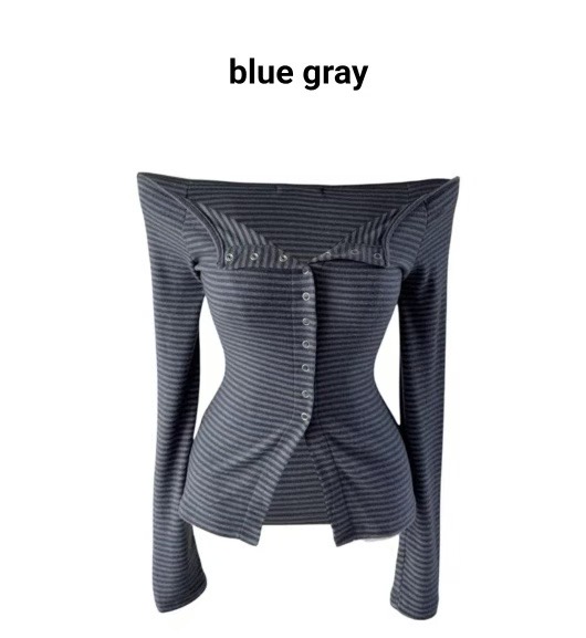 BUTTON 12東大門直郵女裝新款時尚推薦真品職業人氣長袖T恤BUTTON 12長袖T恤圖色1