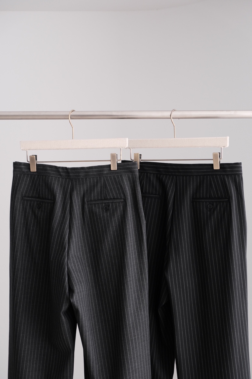 SORBET/FLAT WHITE東大門代購女士新款人氣26春夏休閑褲條紋SORBET/FLAT WHITE休閑褲