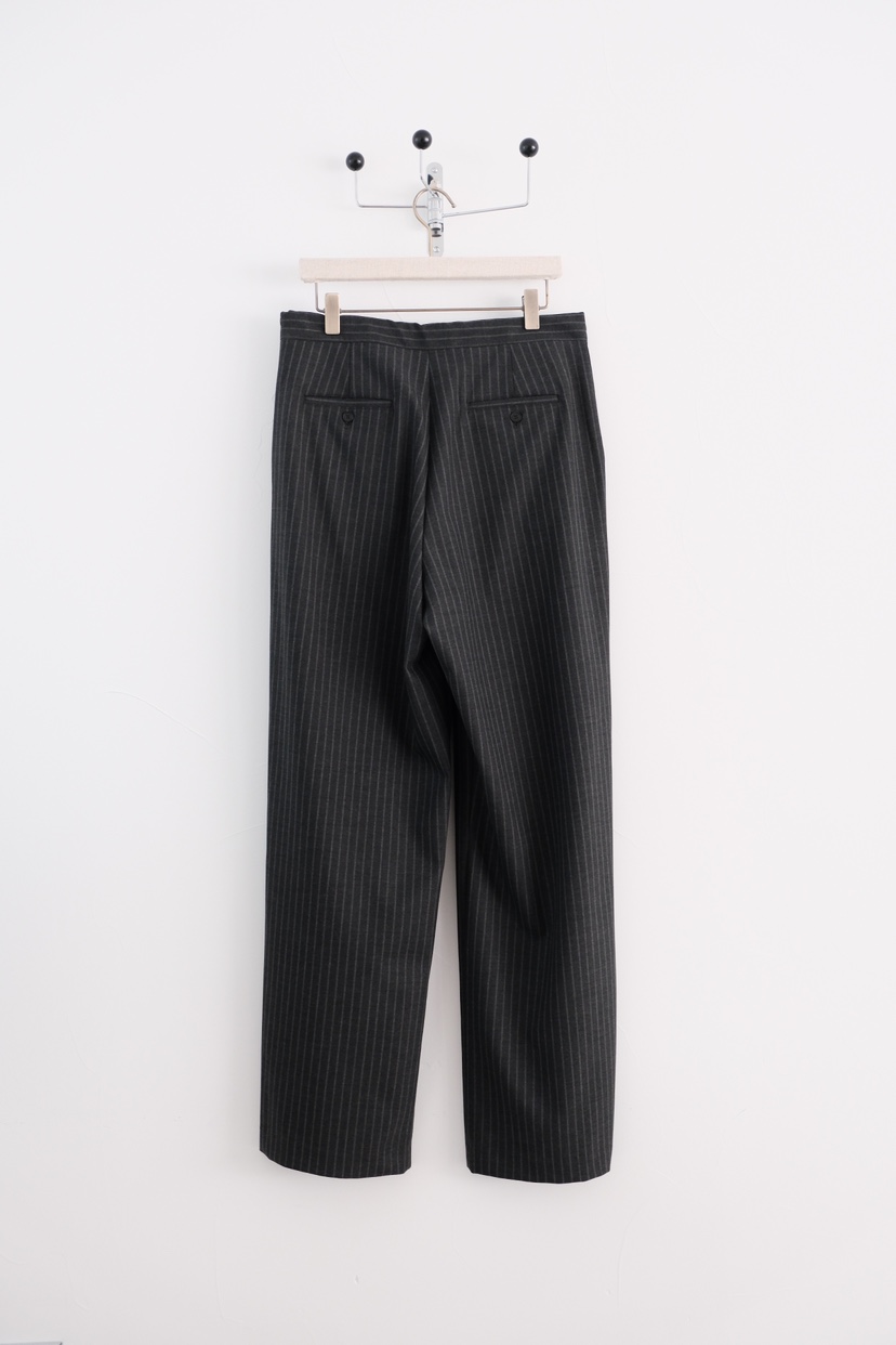 SORBET/FLAT WHITE東大門代購女士新款人氣26春夏休閑褲條紋SORBET/FLAT WHITE休閑褲