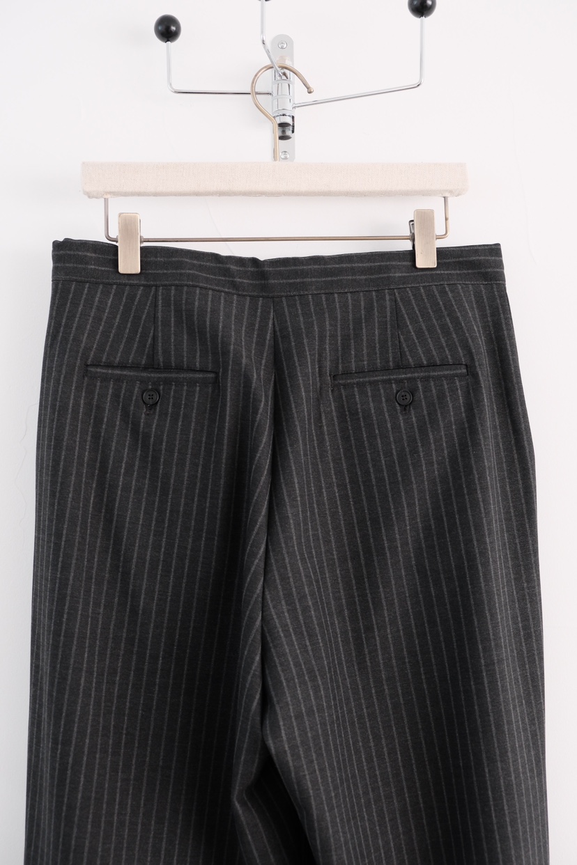 SORBET/FLAT WHITE東大門代購女士新款人氣26春夏休閑褲條紋SORBET/FLAT WHITE休閑褲