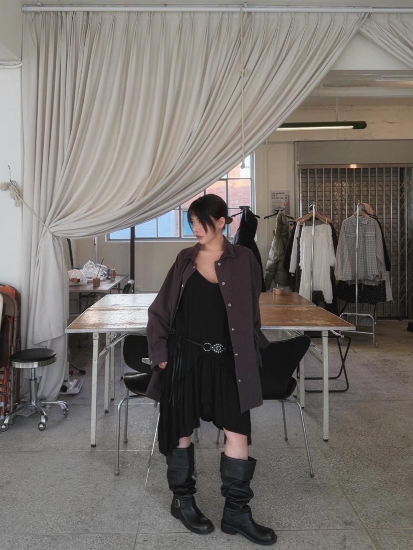 AWESOMESAUCE韓國代購女裝新品26春夏真品人氣熱賣連衣裙AWESOME SAUCE連衣裙