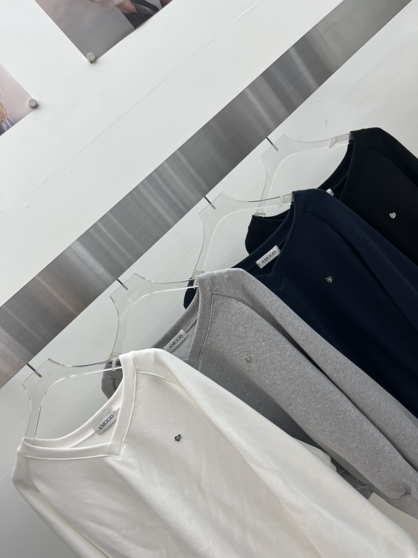 AMOOD韓國代購女士新款休閑熱賣推薦職業26春夏人氣時尚衛衣AMOOD衛衣