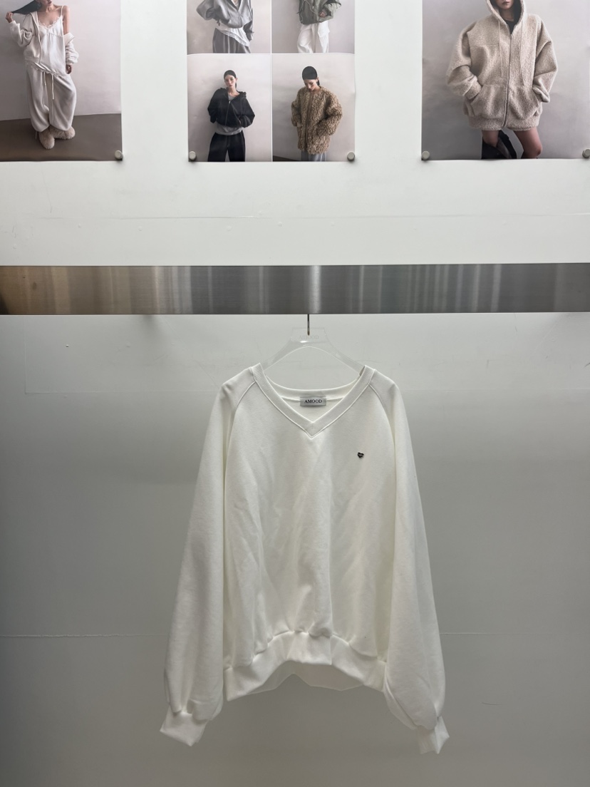AMOOD韓國代購女士新款休閑熱賣推薦職業26春夏人氣時尚衛衣AMOOD衛衣圖色1