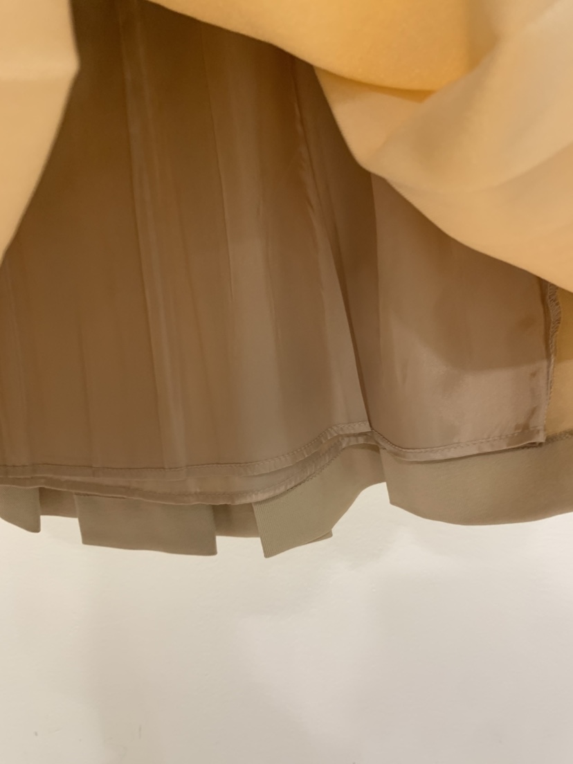 LA CREME東大門代購女裝新款時尚短裙含腰帶百褶系帶褶裙LA CREME短裙