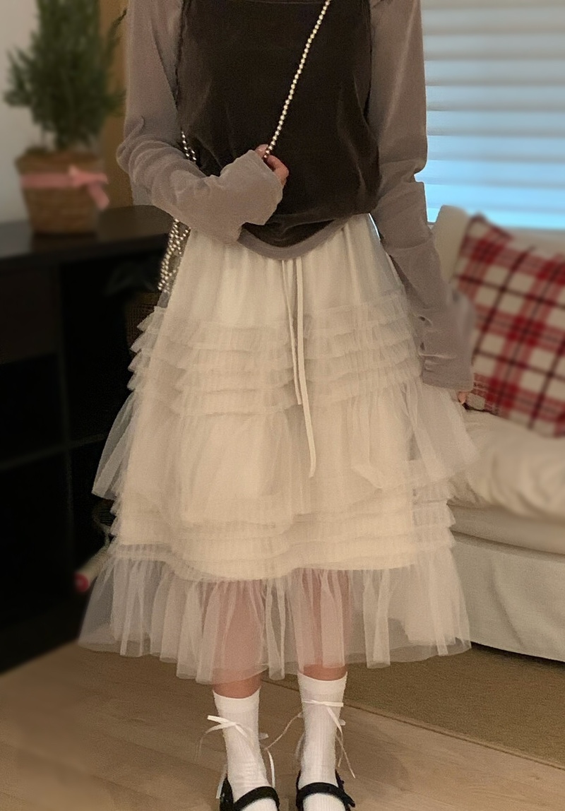 OLA韓國代購女士新品職業推薦時尚26春夏真品半身裙中短裙mellor/OLA半身裙/中短裙