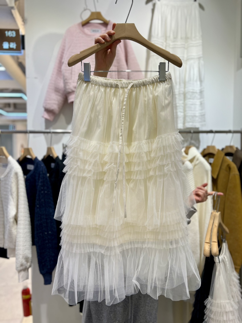 OLA韓國代購女士新品職業推薦時尚26春夏真品半身裙中短裙mellor/OLA半身裙/中短裙圖色1