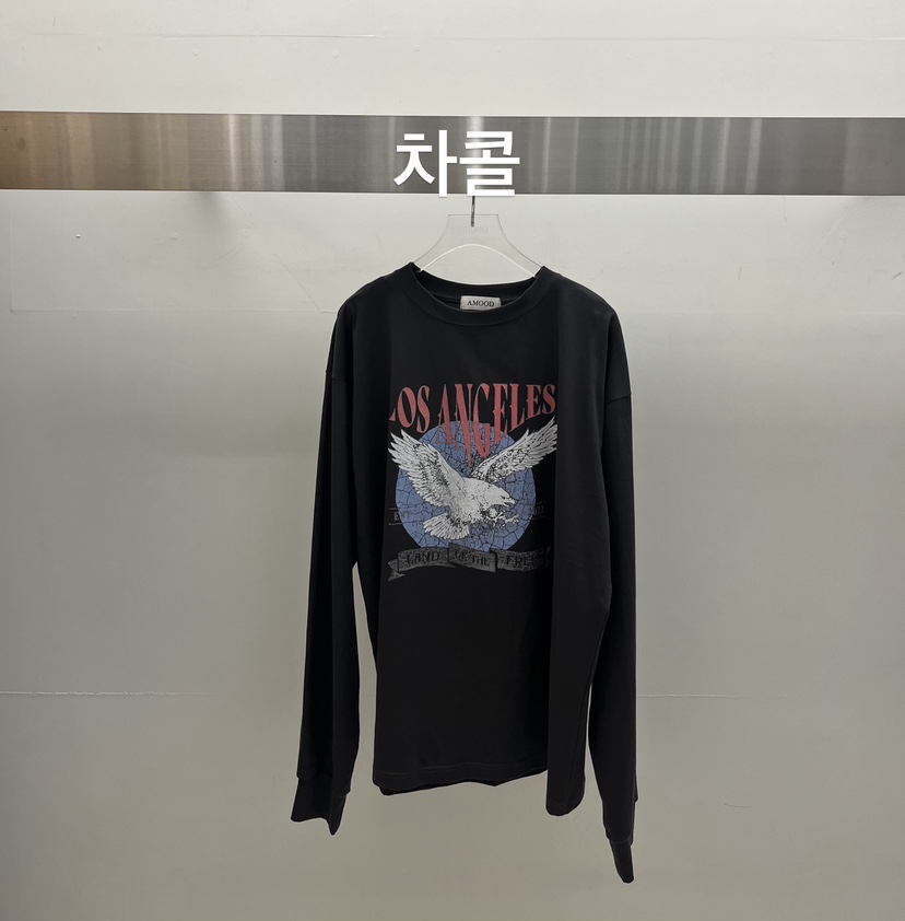 AMOOD東大門直郵女士新款休閑26春夏時尚職業推薦長袖T恤AMOOD長袖T恤圖色3