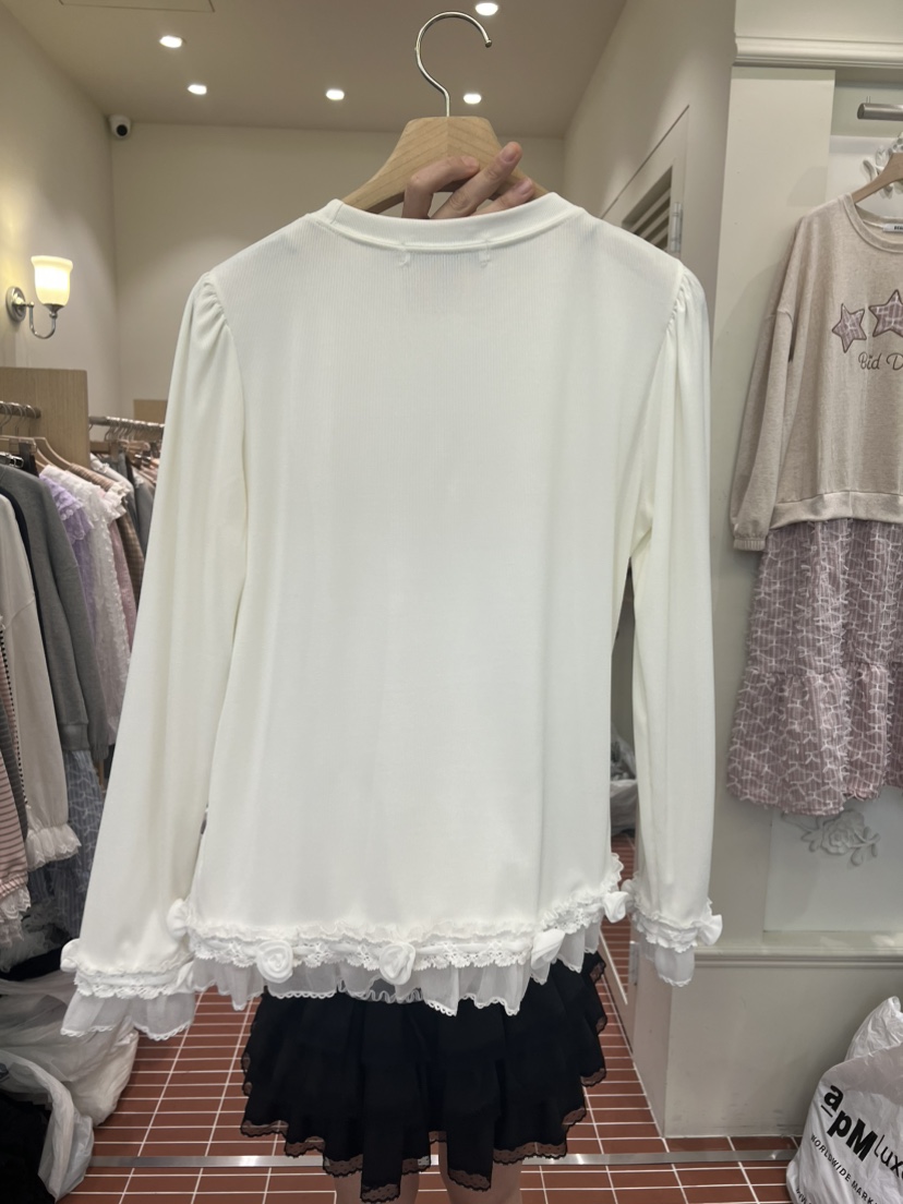 BE&amp;BE韓國直郵女裝新款真品職業休閑推薦26春夏長袖T恤BE&be長袖T恤