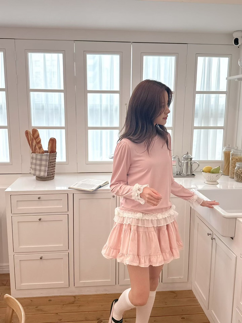 BE&amp;BE韓國直郵女裝新款真品職業休閑推薦26春夏長袖T恤BE&be長袖T恤