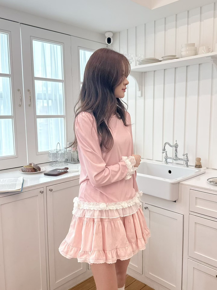 BE&amp;BE韓國直郵女裝新款真品職業休閑推薦26春夏長袖T恤BE&be長袖T恤