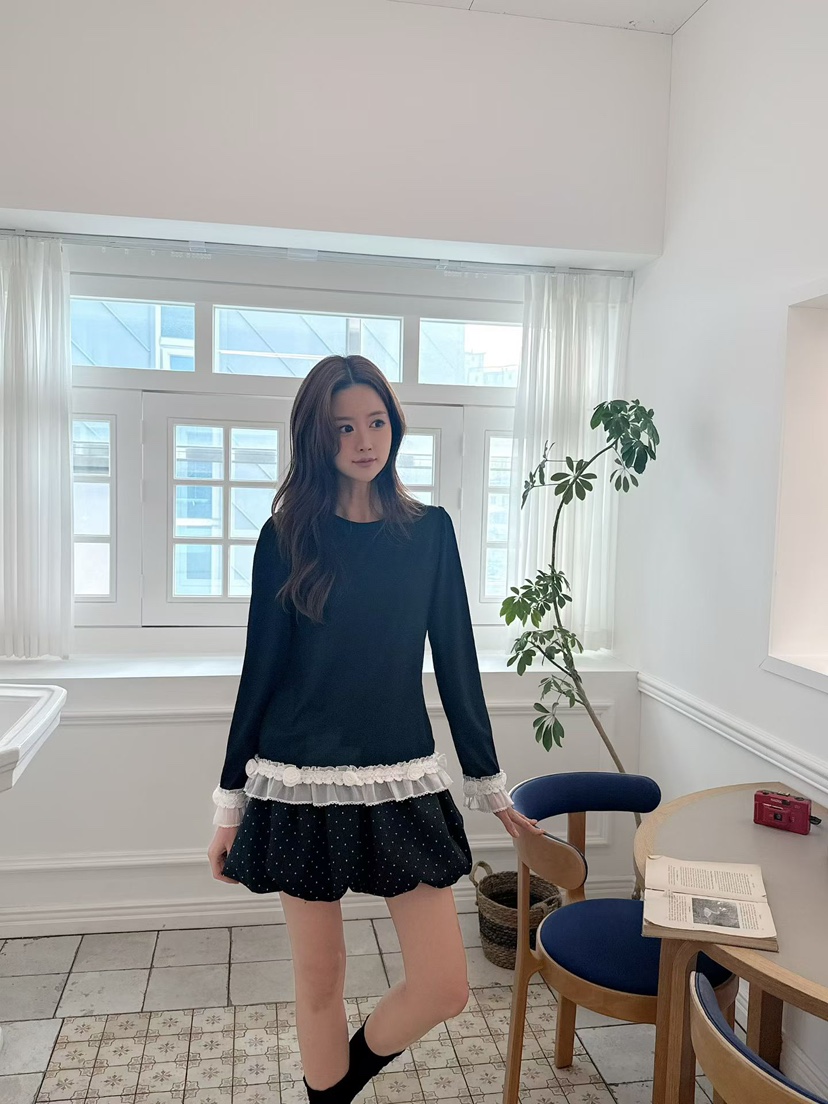 BE&amp;BE韓國直郵女裝新款真品職業休閑推薦26春夏長袖T恤BE&be長袖T恤