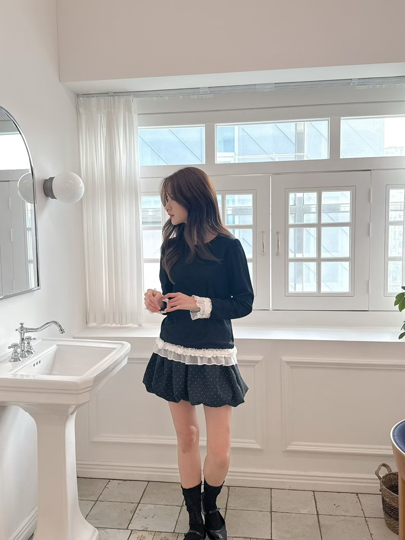 BE&amp;BE韓國直郵女裝新款真品職業休閑推薦26春夏長袖T恤BE&be長袖T恤