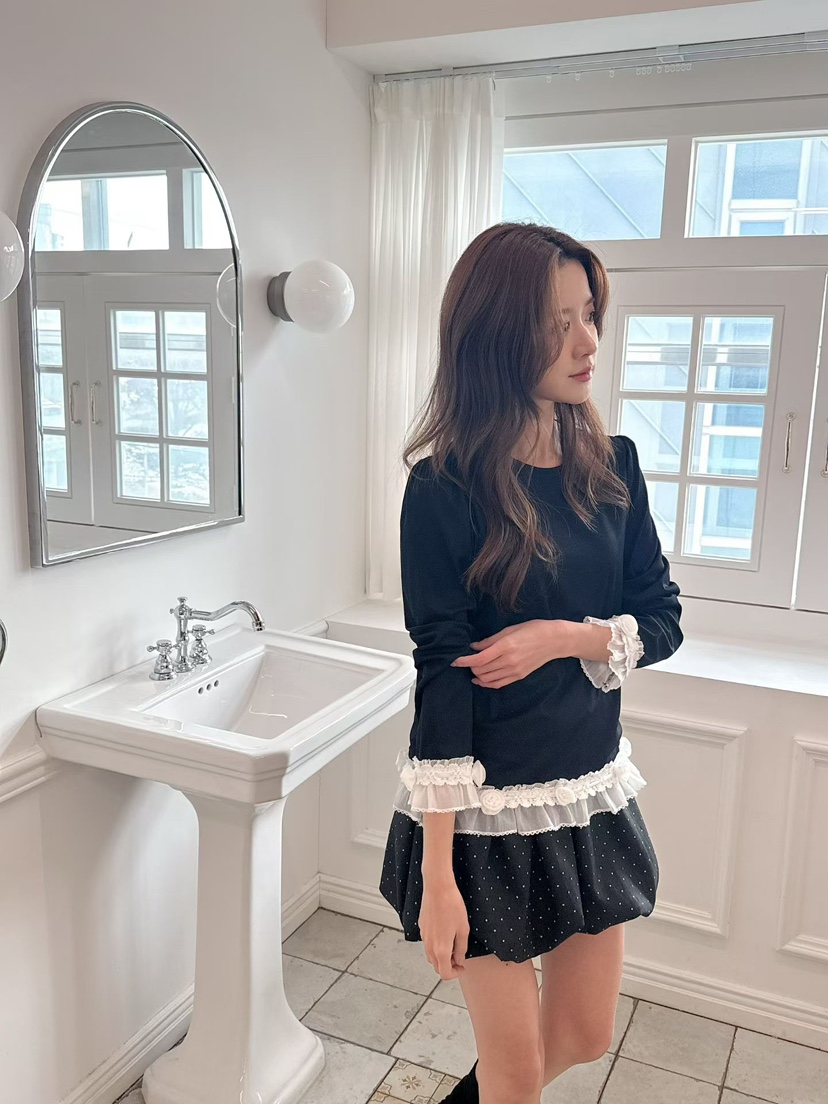 BE&amp;BE韓國直郵女裝新款真品職業休閑推薦26春夏長袖T恤BE&be長袖T恤