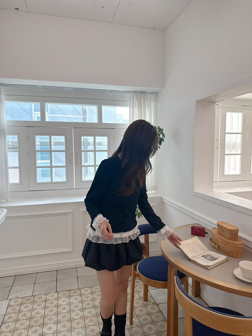 BE&amp;BE韓國直郵女裝新款真品職業休閑推薦26春夏長袖T恤BE&be長袖T恤