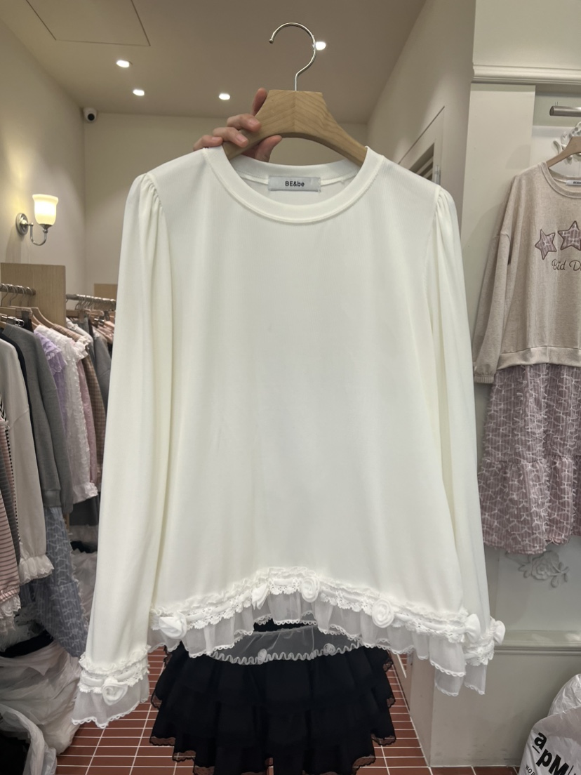 BE&amp;BE韓國直郵女裝新款真品職業休閑推薦26春夏長袖T恤BE&be長袖T恤圖色1