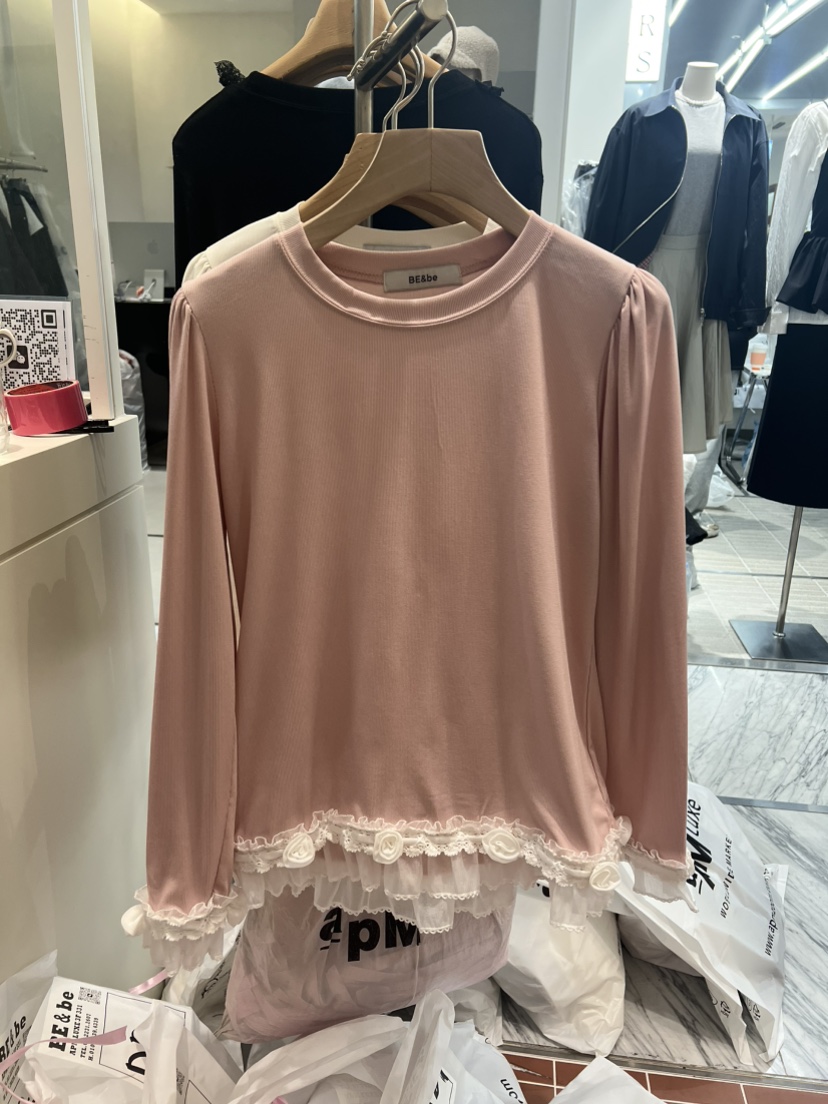 BE&amp;BE韓國直郵女裝新款真品職業休閑推薦26春夏長袖T恤BE&be長袖T恤圖色2