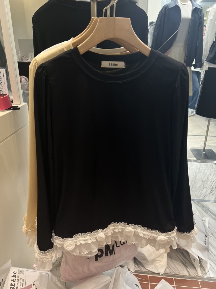 BE&amp;BE韓國直郵女裝新款真品職業休閑推薦26春夏長袖T恤BE&be長袖T恤圖色4