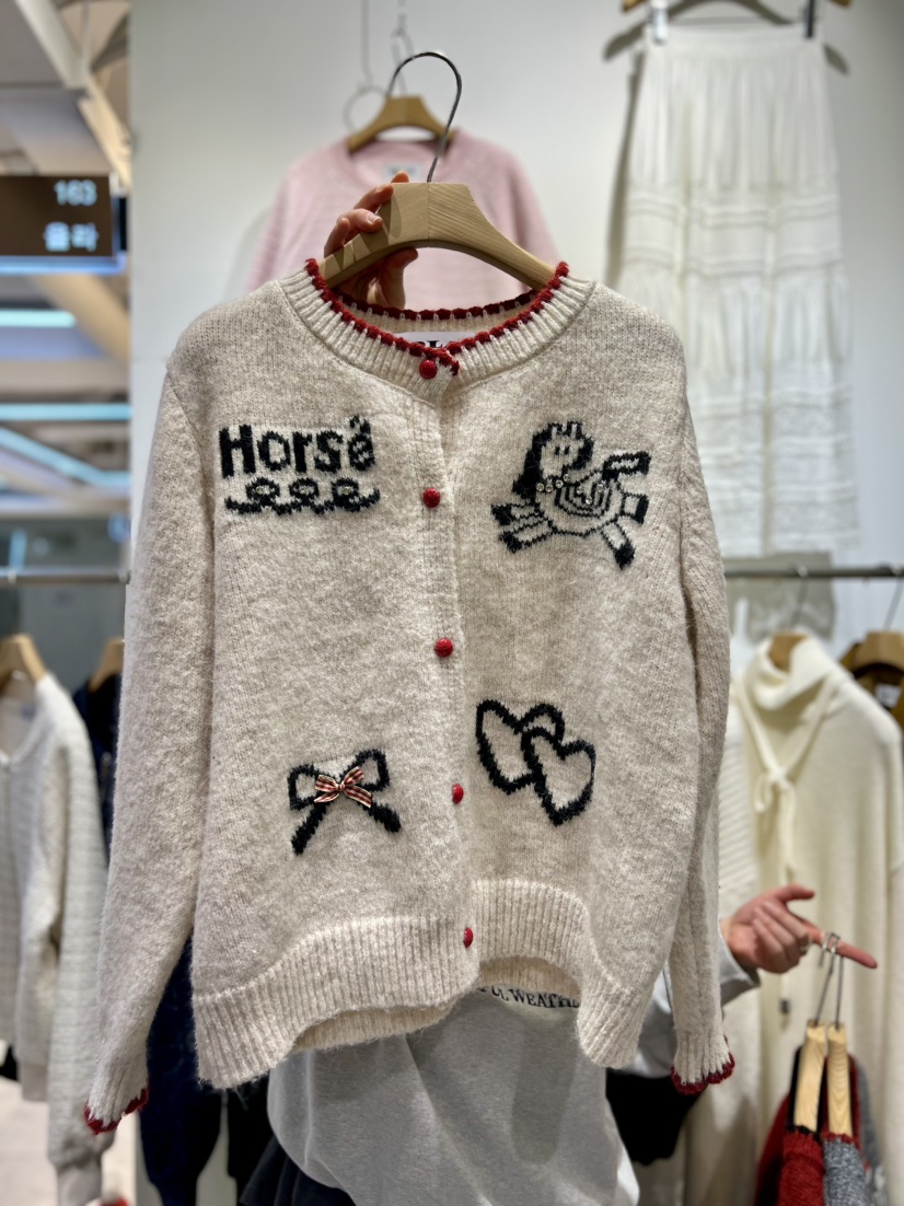 OLA東大門代購女裝新款熱賣真品時尚職業推薦26春夏針織衫mellor/OLA針織衫圖色1