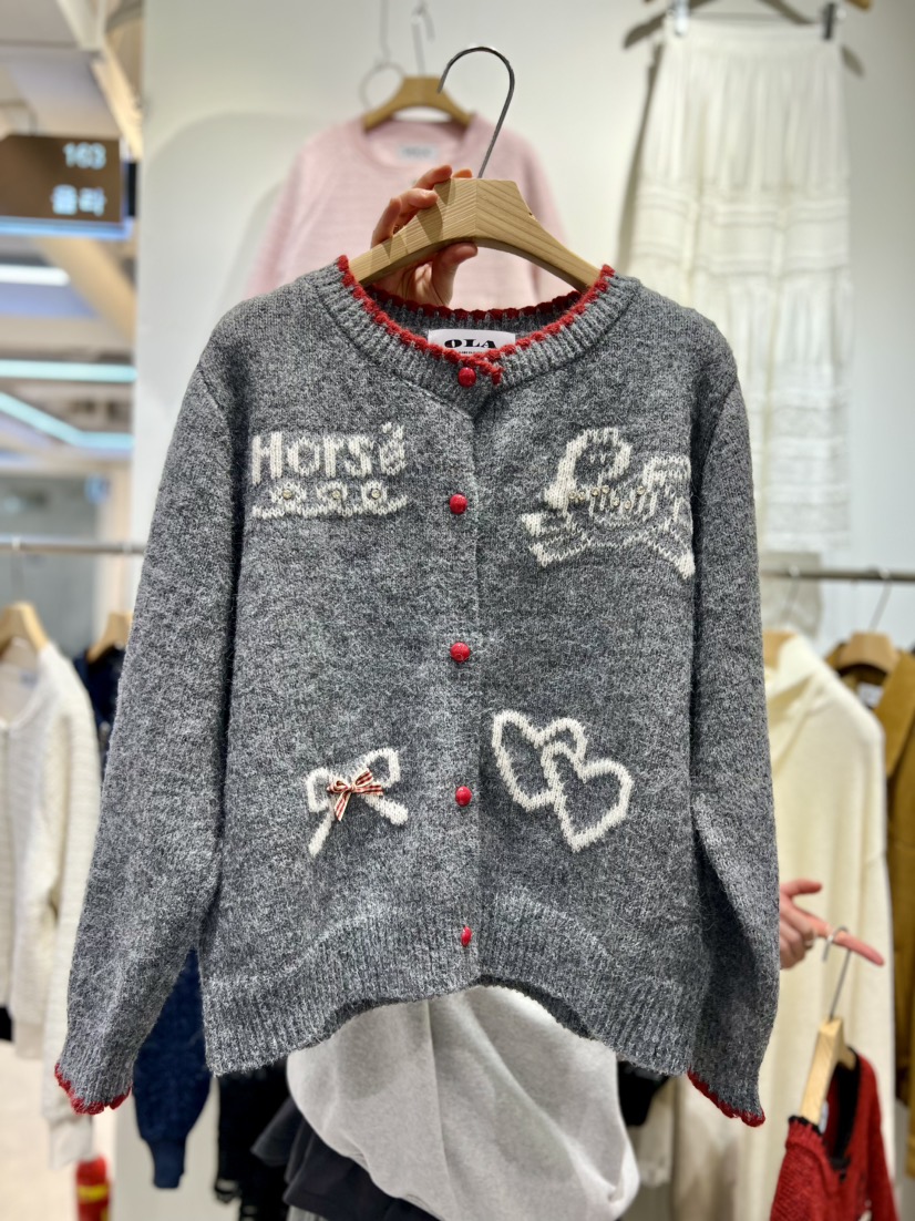 OLA東大門代購女裝新款熱賣真品時尚職業推薦26春夏針織衫mellor/OLA針織衫圖色2