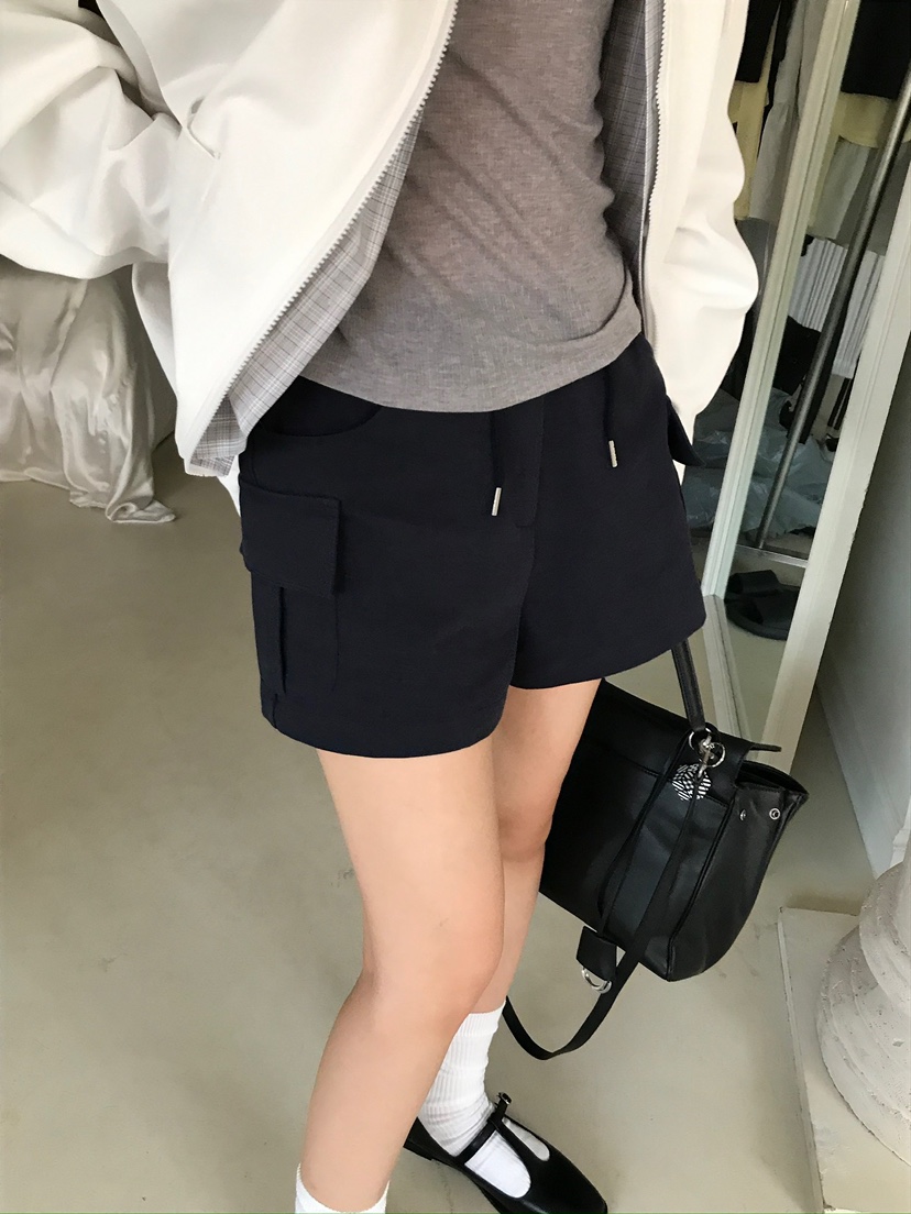 ESCHER東大門實拍女士新款熱賣時尚26春夏職業推薦短褲工裝ESCHER短褲