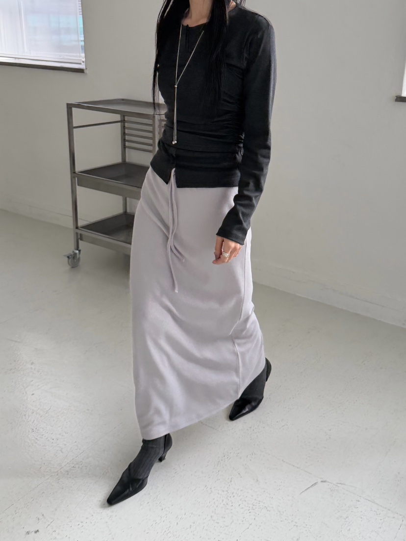 TAUPE韓國直郵女士新品熱賣真品人氣職業26春夏時尚長裙柔軟TAUPE長裙