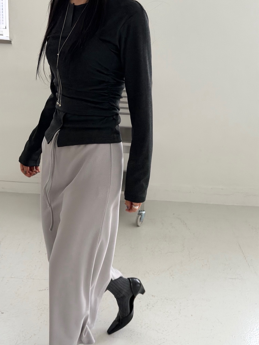 TAUPE韓國直郵女士新品熱賣真品人氣職業26春夏時尚長裙柔軟TAUPE長裙