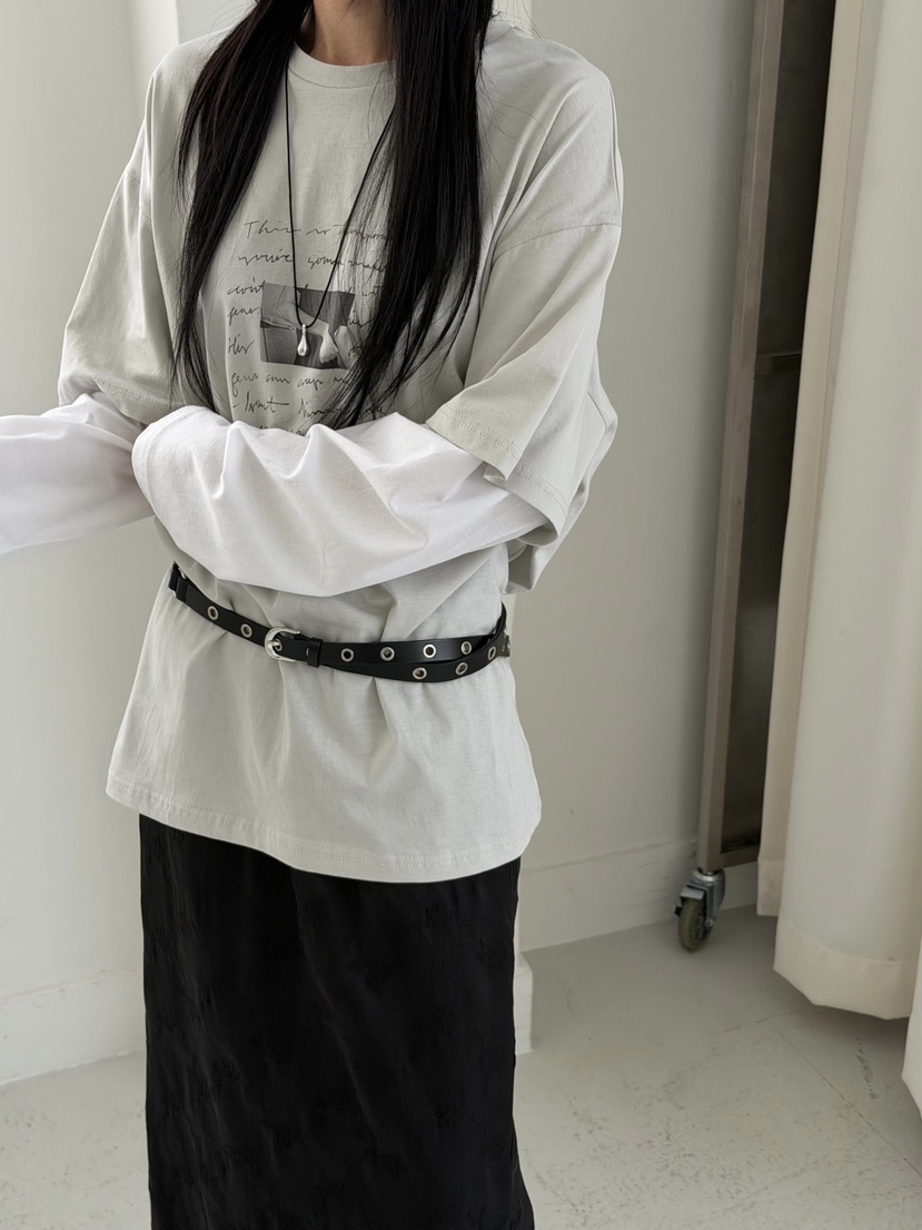 TAUPE韓國代購女裝新品推薦職業時尚休閑熱賣人氣長袖T恤TAUPE長袖T恤