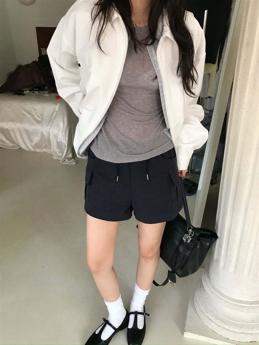 ESCHER韓國直郵女士新款推薦26春夏真品職業休閑夾克口袋ESCHER夾克