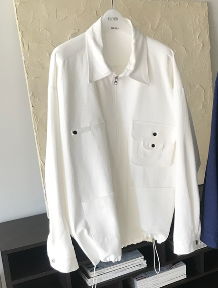 ESCHER韓國直郵女士新款推薦26春夏真品職業休閑夾克口袋ESCHER夾克圖色2