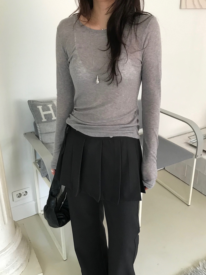 ESCHER韓國直郵女裝新品真品推薦休閑26春夏人氣時尚長袖T恤ESCHER長袖T恤