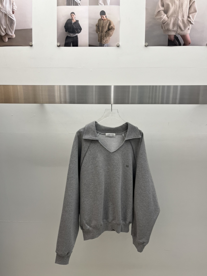 AMOOD東大門實拍女士新款職業熱賣真品人氣時尚休閑26春夏衛衣AMOOD衛衣圖色2