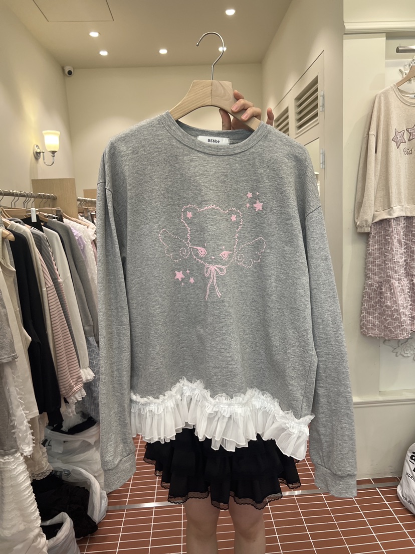 BE&amp;BE韓國直郵女士新品職業熱賣休閑真品26春夏長袖T恤BE&be長袖T恤圖色2