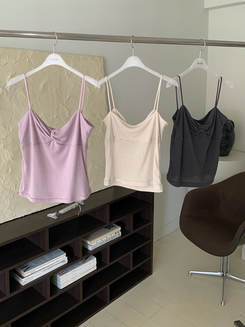 ESCHER韓國直郵女士新品推薦人氣26春夏吊帶背心不含內搭ESCHER吊帶/背心