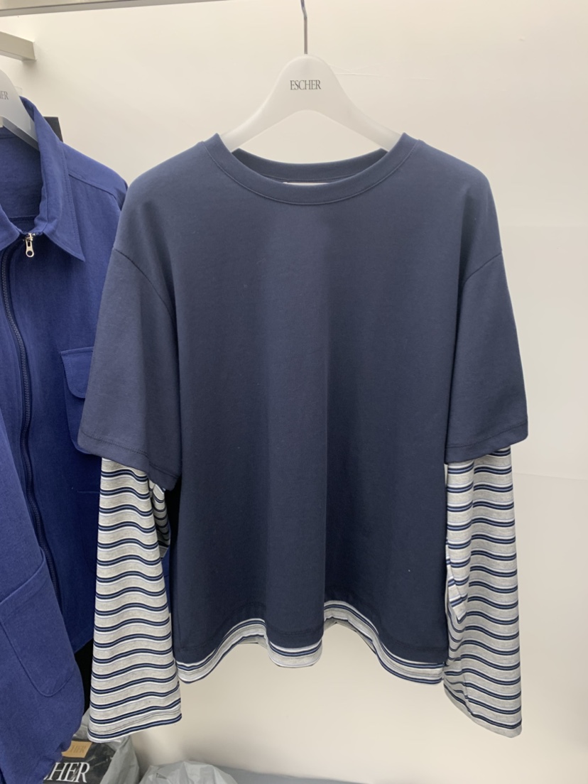 ESCHER東大門實拍女士新品職業休閑推薦時尚真品26春夏長袖T恤ESCHER長袖T恤圖色2