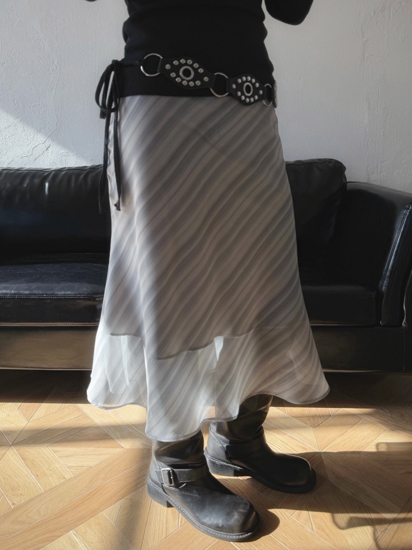 AWESOMESAUCE韓國直郵女士新款26春夏推薦人氣半身裙中短裙AWESOME SAUCE半身裙/中短裙