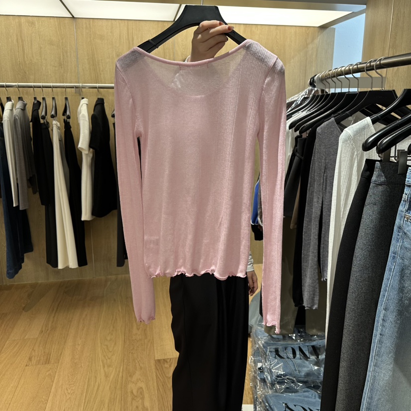 LEFANCY韓國直郵女士新品職業推薦26春夏時尚真品長袖T恤LEFANCY長袖T恤