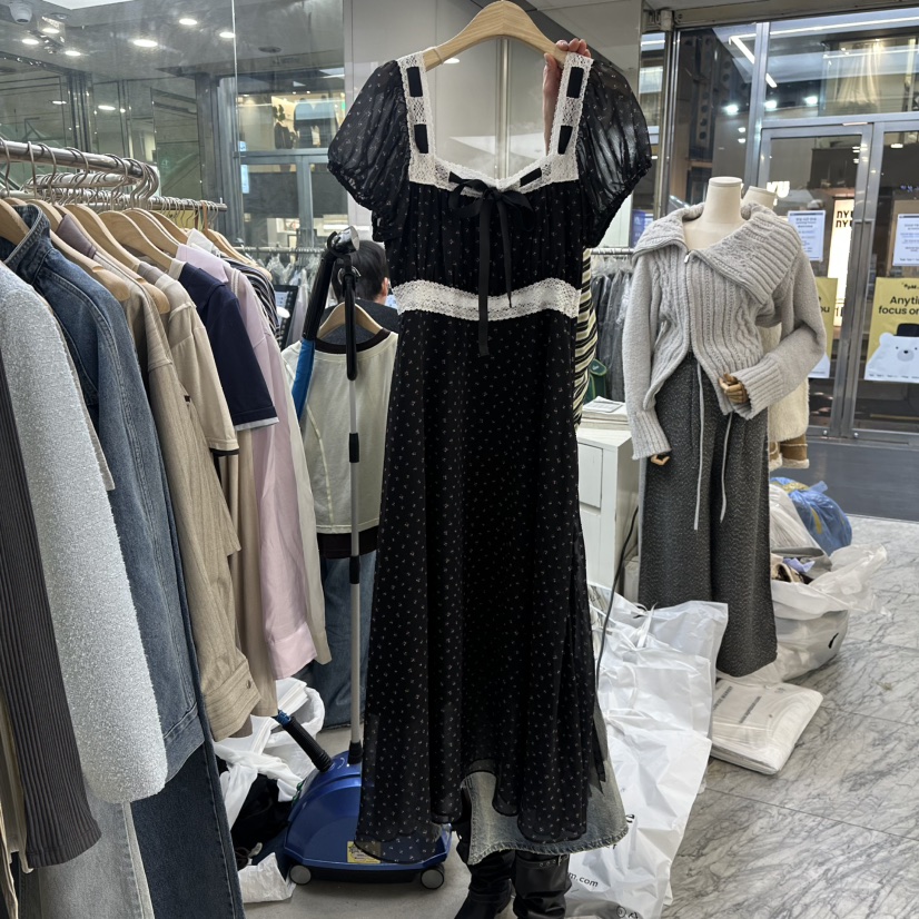 FOUNDATION東大門實拍女士新品休閑時尚職業推薦人氣連衣裙FOUNDATION連衣裙圖色2