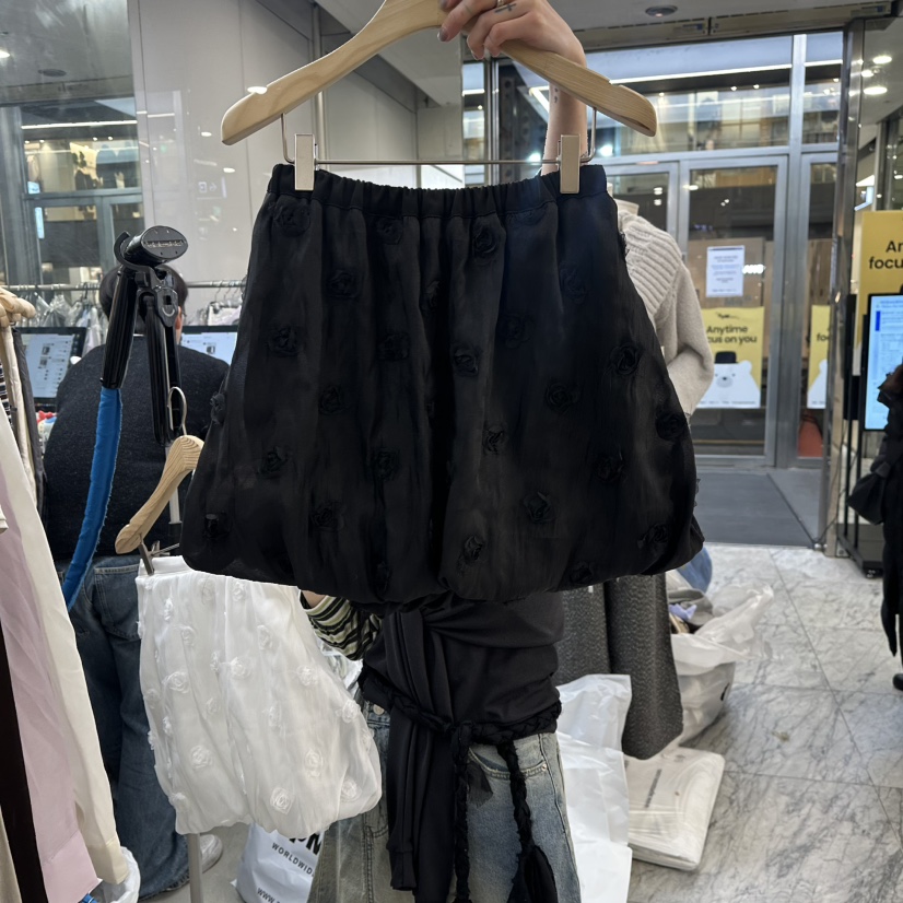 FOUNDATION韓國代購女士新品人氣職業時尚真品休閑推薦短裙FOUNDATION短裙圖色2