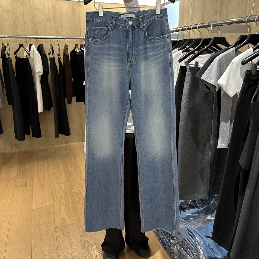 LEFANCY韓國代購女士新款時尚推薦人氣真品26春夏休閑牛仔褲LEFANCY牛仔褲圖色1