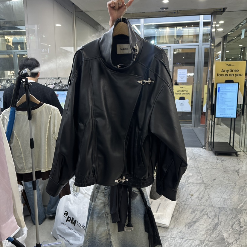 FOUNDATION韓國直郵女裝新款職業時尚26春夏熱賣真品夾克FOUNDATION夾克圖色2黑色