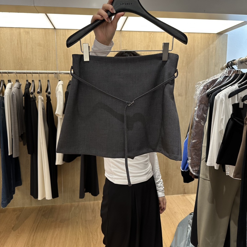 LEFANCY東大門直郵女士新品真品熱賣時尚人氣推薦裙褲含腰帶LEFANCY裙褲圖色2