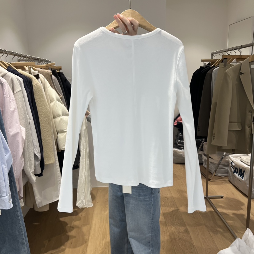 OUR-A/NOVAE東大門實拍女士新款26春夏人氣真品長袖T恤OUR-A/NOVAE長袖T恤