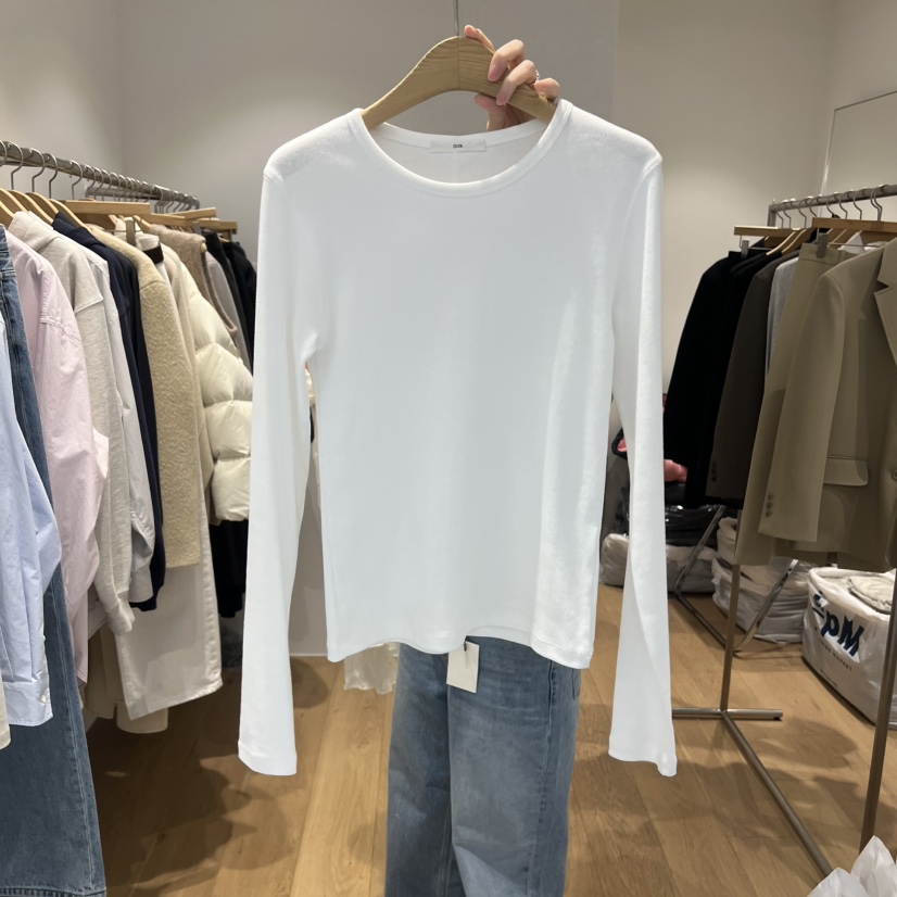 OUR-A/NOVAE東大門實拍女士新款26春夏人氣真品長袖T恤OUR-A/NOVAE長袖T恤圖色1