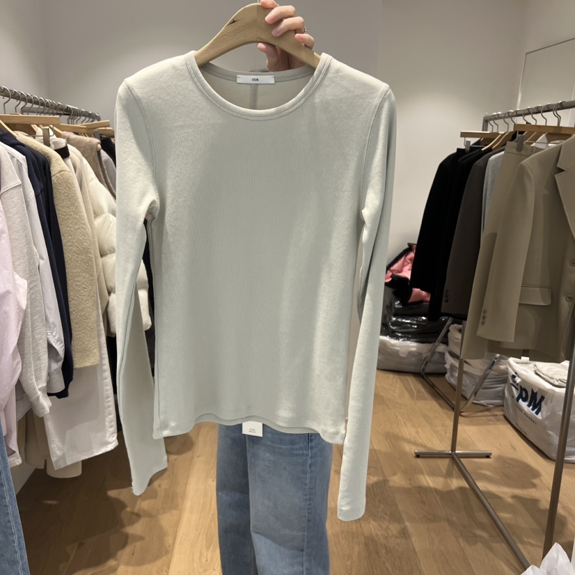 OUR-A/NOVAE東大門實拍女士新款26春夏人氣真品長袖T恤OUR-A/NOVAE長袖T恤圖色2