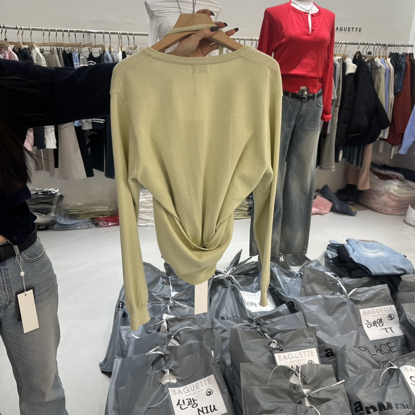 BAGUETTE-P韓國代購女士新款熱賣休閑真品推薦套裝套裝開衫BAGUETTE-P套裝