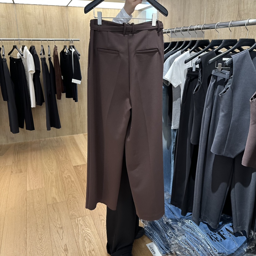 LEFANCY東大門直郵女裝新品職業人氣時尚26春夏休閑褲含腰帶LEFANCY休閑褲